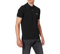 Lee Hombre Pique Polo Camiseta, Black 01, 4XL