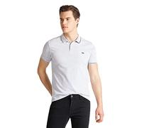 Lee Hombre Pique Polo Camiseta, Sharp Grey Mele, 3XL
