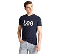 Lee Hombre Wobbly Logo Tee Camiseta, Azul (Navy Drop Ee), L