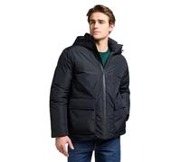 Lee Hooded Short Puffer Chaqueta, Negro, M Hombres