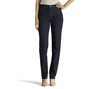 Lee Instantly Slims Classic Relaxed Fit Monroe Straight Leg Jean Jeans, Patrimonio, 40 Largo para Mujer