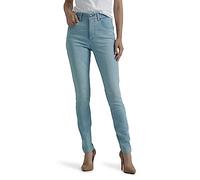 Lee Jeans Ajustados de Talle Alto Ultra Lux Comfort con Flex Motion para Mujer, Velo Blanco, 16 Largo
