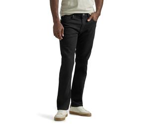 Lee Jeans Rectos Ajustados legendarios para Hombre, Overdye Negro, 34W x 29L