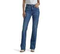 Lee Jeans Ultra Lux Comfort con Flex Motion Bootcut para Mujer, Faceta índigo, 8 Largo