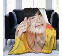 Lee Jong Suk - Manta cálida de franela súper suave para todas las estaciones, 200 cm x 150 cm