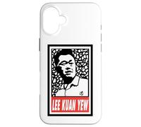 Lee Kuan Yew Vector ilustración Carcasa para iPhone 16 Plus