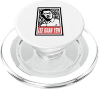 Lee Kuan Yew Vector ilustración PopSockets PopGrip para MagSafe