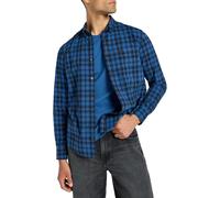 Lee Lee Button Down Camiseta para Hombre, Azul (Blue), S