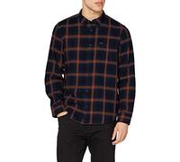 Lee Lee Button Down Camiseta para Hombre, Azul (Navy), L