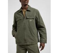 Lee Lee - Cazadora de hombre informal con bolsillos. Verde Talla 5