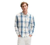 Lee Leesure Shirt Camiseta, Plaid Deep Sea, XXL Hombres