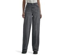 Lee Legendary High Rise Trouser Jean Jeans, Blurred Darks, 40 Corto para Mujer