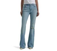 Lee Legendary Mid Rise Flare Jean Jeans, Morning Veil DX, 42 Largo para Mujer