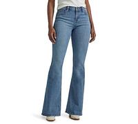 Lee Legendary Mid Rise Flare Jean Jeans, Retro Elevado, 38 Corto para Mujer