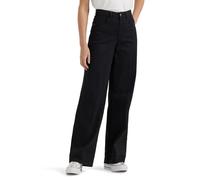 Lee Legendary - Pantalones Vaqueros de Tiro Alto para Mujer, Negro -, 6 Corto US