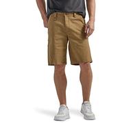 Lee Legendary Workwear Pantalón Corto de Estilo Carpintero para Hombre, Caqui Oscuro, 34