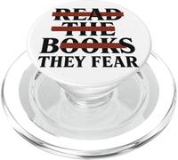 Lee los libros que temen libros prohibidos PopSockets PopGrip para MagSafe