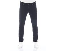 Lee Luke Slim Fit Pantalones vaqueros de hombre de ajuste ceñido y cónico, fabricados en algodón denim elástico en color azul, negro y gris, tallas 38, 39, 40, 41, 42, 44, y 46, 33W x 32L