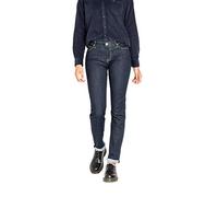 Lee Marion Straight Jeans, Rinse, 28W / 31L para Mujer