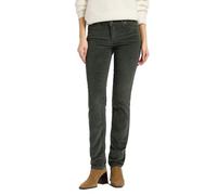 Lee Marion - Vaqueros clásicos para Mujer, Corte Recto, Olive Gray, 28W / 33L