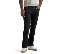 Lee Men's Legendary Slim Straight Leg Jean, Overdye Black, 34W x 32L