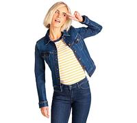 Lee Mujer Slim Rider Chaqueta de jeans, Azul (Dark Hunter Hw), S