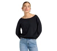 Lee Off Shoulder SWS Sudadera, Negro Unión, S para Mujer