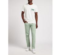 Lee Pantalon 5 bolsillos de hombre Daren Zip. Verde claro 38 - Largo 32