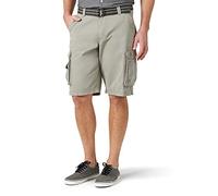 Lee Dungarees Wyoming Pantalón corto cargo para hombre con cinturón, Cemento, 42