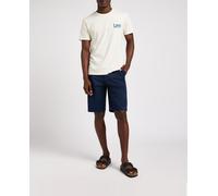 Lee Regular Chino Short Pantalones Cortos, Azul Oscuro, 32W Hombres