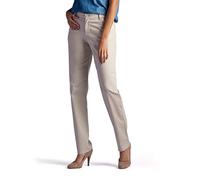 Lee Women's Relaxed Fit All Day Straight Leg Pant, Parchment, 12 Short