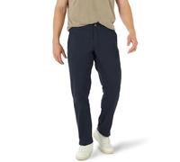 Lee Pantalones cónicos relajados con Frente Plano Extreme Motion para Hombre, Marino, 40W x 30L
