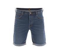 Lee Pantalones Cortos con 5 Bolsillos, Azul Brillante, 30W para Hombre