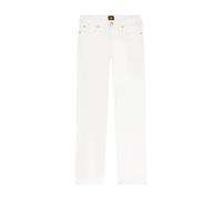 Lee Pantalones para Mujer Marion Straight, Corte Recto clásico, Pierna Recta, Blanco Brillante, 28W x 33L