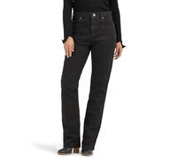 Lee - Pantalones Vaqueros clásicos de Pernera Recta Monroe para Mujer, estilizan al Instante, Corte Holgado, Talla Grande, Negro -, 24 Plus