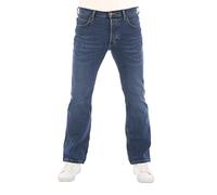 Lee Pantalones vaqueros para hombre, elásticos, corte bootcut, denver, pantalones vaqueros azul 32, 33, 34, 36, 38, 40, 42, 44, 46, Aged Alva (Lss1hdbf3), 33W / 32L