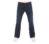Lee Pantalones vaqueros para hombre, elásticos, corte bootcut, denver, pantalones vaqueros azul 32, 33, 34, 36, 38, 40, 42, 44, 46, Dark Blue Elko (Lss1hdbu3), 38W / 32L
