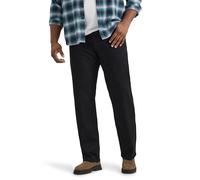 Lee Pantalones Vaqueros Rectos relajados para Hombre Big and Tall Extreme Motion Relaxed Straight, Negro -, 46W x 30L