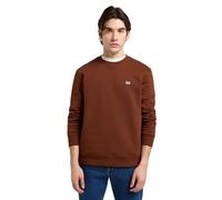Lee Patch Crew SWS - Camiseta de chándal para Hombre, Marrón Lujoso, L