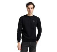 Lee Patch Crew SWS Sudadera, Negro, XS para Hombre