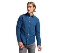 Lee Patch Shirt Camiseta, Orion Blue, XXL Hombres