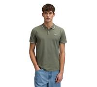 Lee Pique Camisa de Polo, Liquen Olivo, S para Hombre