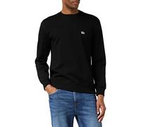 Lee Plain Crew Sws, Sudadera, para Hombre, BLACK, XL
