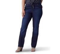 Lee Plus Size Relaxed Fit Straight Leg Jean Jeans, Niagara, 22 US para Mujer
