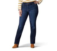 Lee Plus Size Relaxed Fit Straight Leg Jean Jeans, Realizado, 18W Largo para Mujer