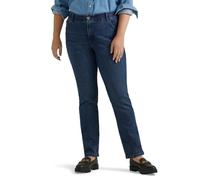 Lee Plus Size Ultra Lux Comfort with Flex Motion Straight Leg Jean Jeans, Chakra Real, 18 US para Mujer