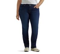 Lee Plus Size Ultra Lux Comfort with Flex Motion Straight Leg Jean Jeans, Thrill Principal, 48/más Talla para Mujer