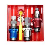 Lee Precision 91882: Juego de 3 troqueles Luger Breech Lock Bsh de carburo de 9 mm