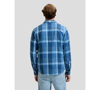 Lee Regular Clean Western Shirt Indigo Plaid Tamaño M