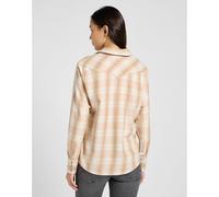 Lee Regular Western Shirt Khaki Plaid Tamaño M